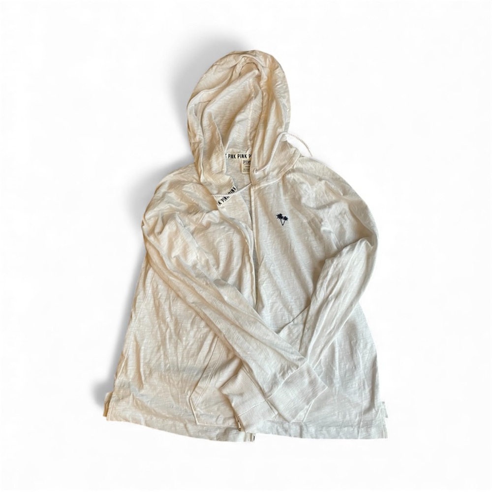 Victoria's Secret Pink White Hoodie